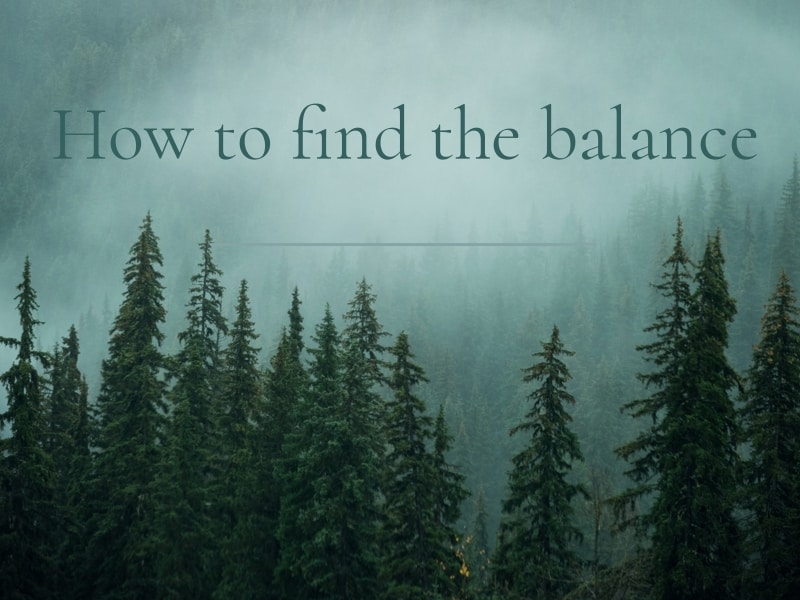 how to find the balance