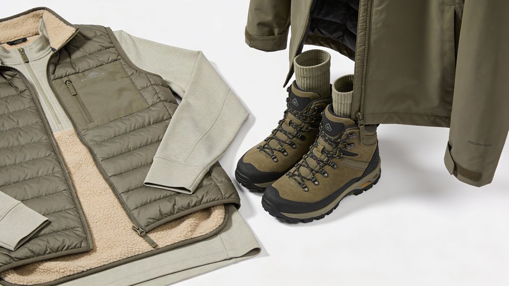 adjustable three layer clothing system