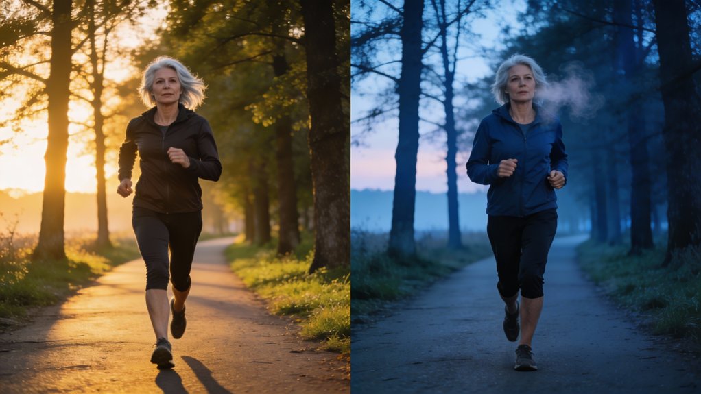 evening muscle performance peak