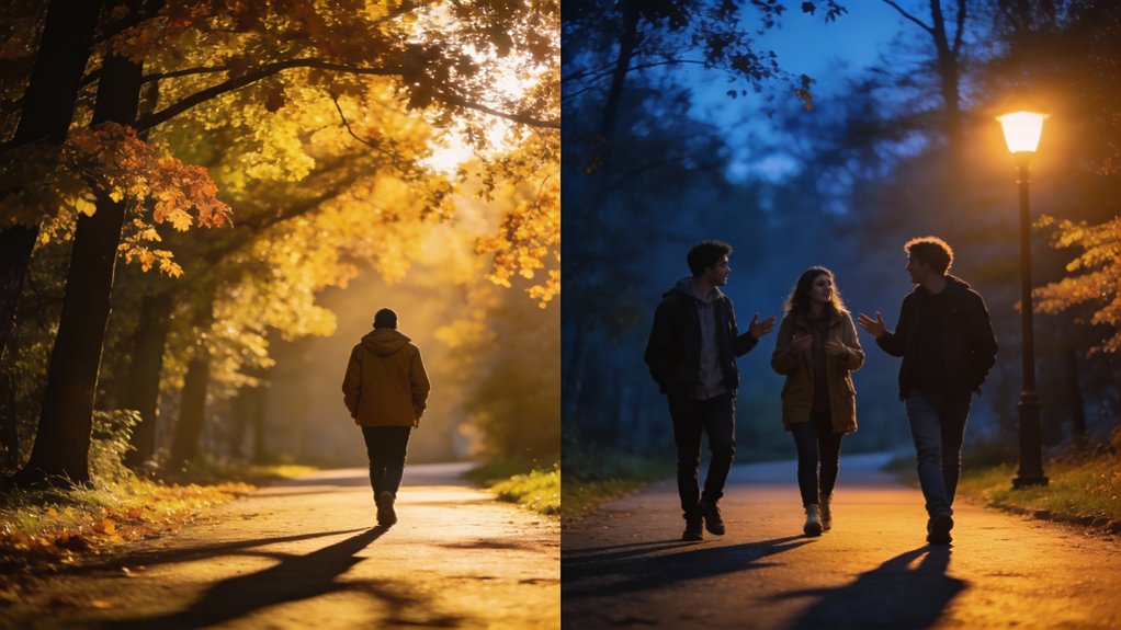 solo and group walks