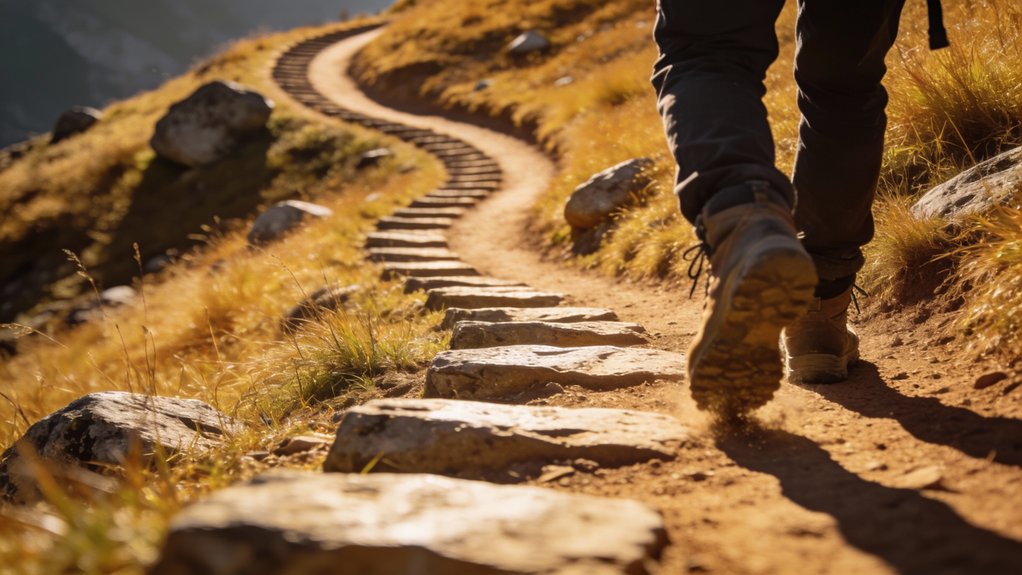 switchback steps conserve energy