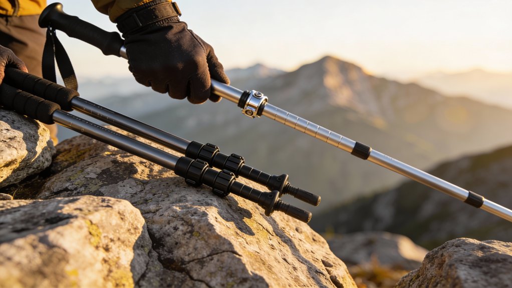 telescoping vs tri fold poles