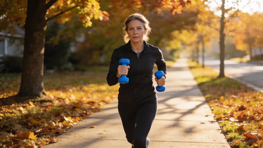 upper body strength walking